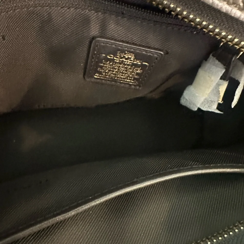Coach Metallic Gold Swagger Leather Satchel with Gold Hardware - Picture 14 of 17
